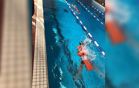 Schwimmtraining in der DLRG-Ortsgruppe